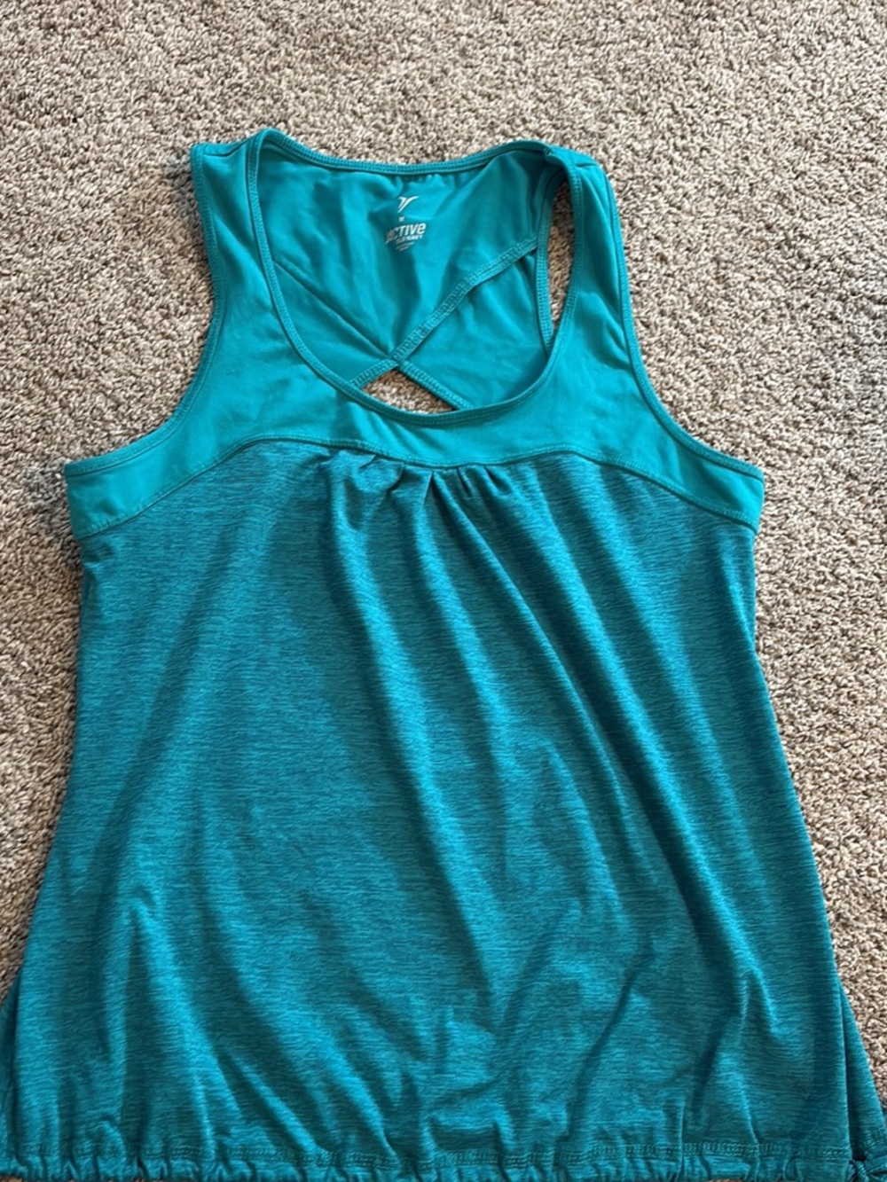 Old Navy Teal Racerback Tank Top